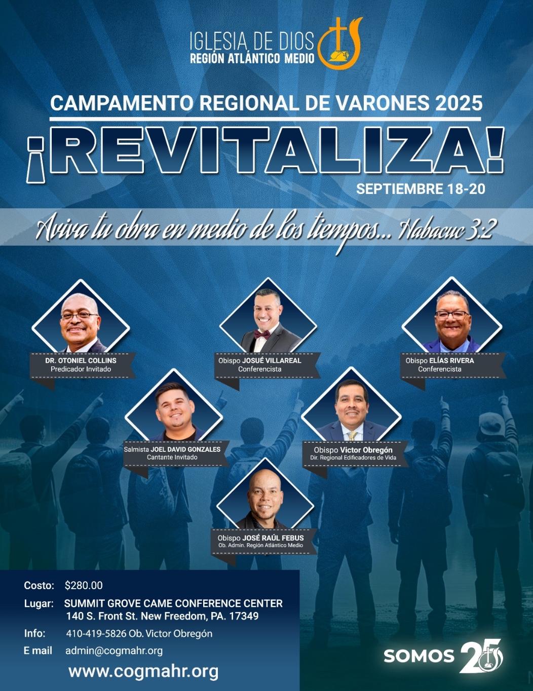 Campamento Regional de Varones "¡REVITALIZA!"