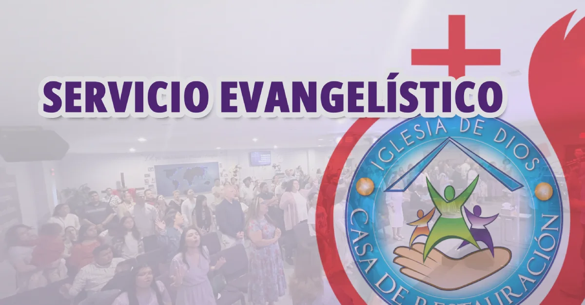 Servicio Evangelístico realizado los últimos jueves del mes en la Iglesia de Dios - Casa de Restauración en Milford Delaware